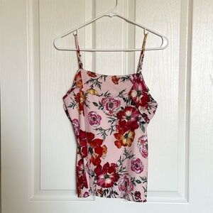 EXPRESS: PINK FLORAL CAMI - SIZE XS